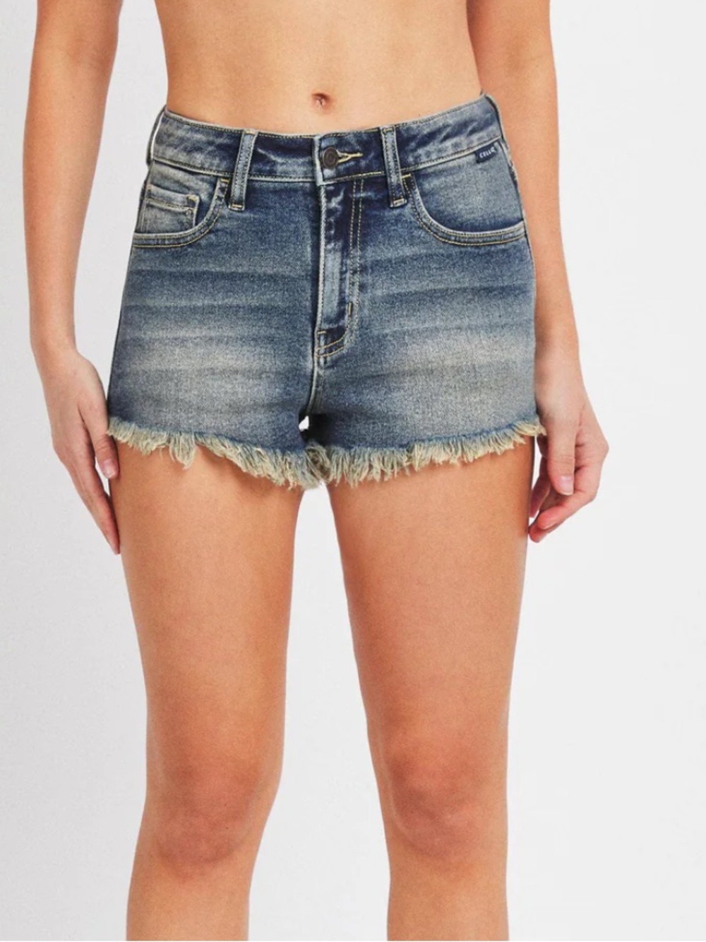 BDG Distressed Blue Denim Jean Shorts